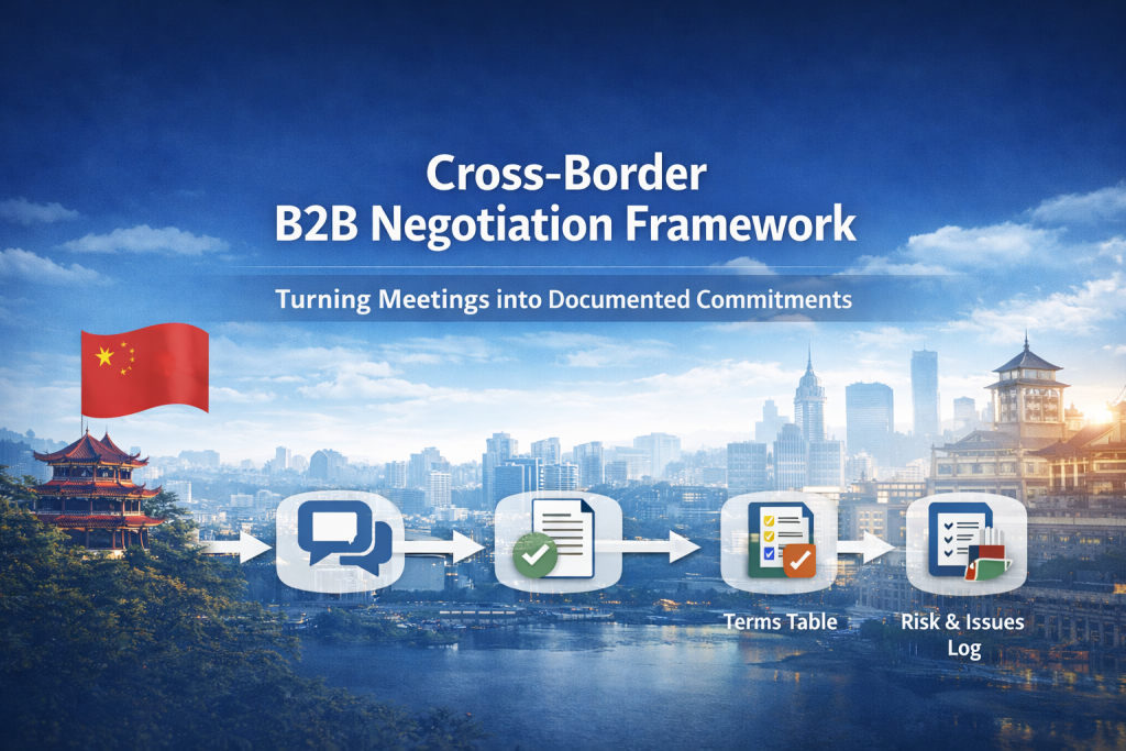 Cross-Border B2B Negotiation Framework for Deal Clarity